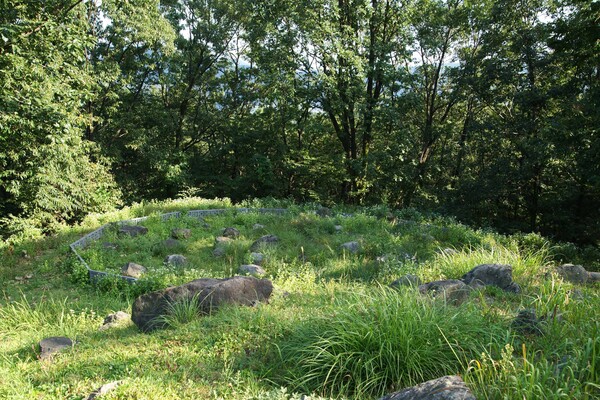 ▲ 이성산성 12각 건물지