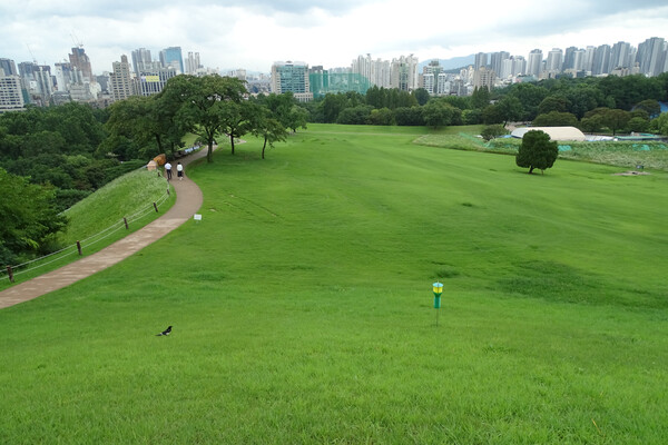 ▲ 몽촌 토성 서북지구 성안