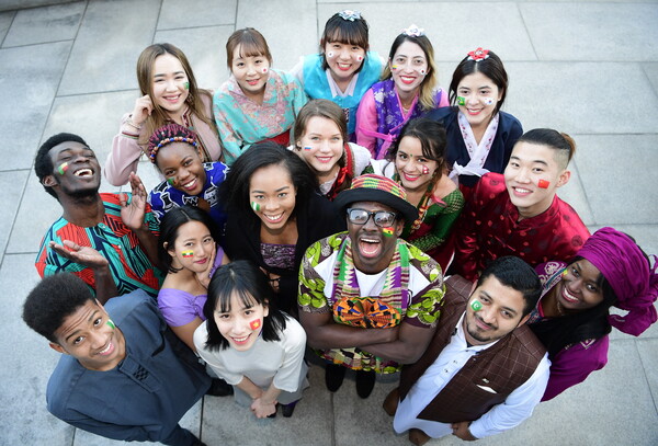 ▲선문대 외국인 학생들[사진=선문대]