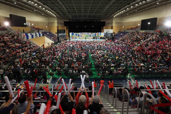 ▲ 21일 용인실내체육관에서 열린 'KBS 전국노래자랑' 녹화장 모습 [사진=용인특례시]