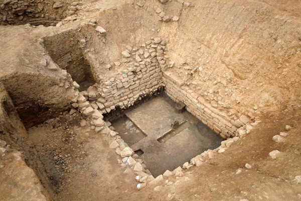 ▲우물지 발굴 사진