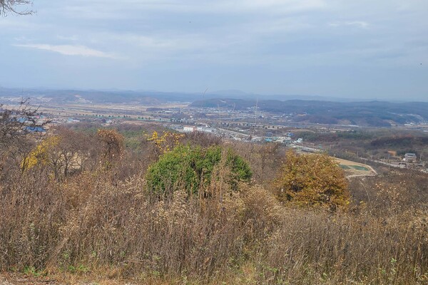 ▲ 칠중성에서 본 임진강 건너편