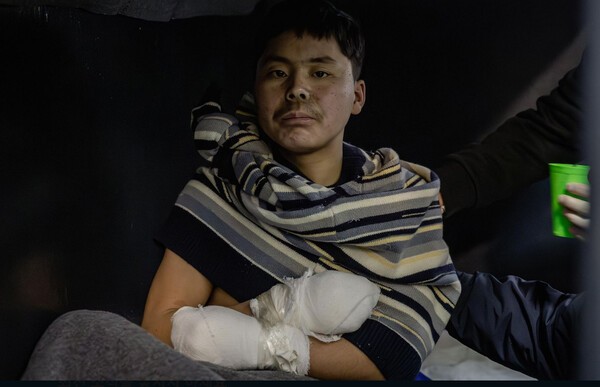 ▲볼로디미르 젤렌스키 우크라이나 대통령은 11일(현지시간) 우크라이나군이 러시아 서부 쿠르스크 지역에서 북한 군인 2명을 생포했다고 밝혔다. [젤렌스키 엑스 캡처. 연합]