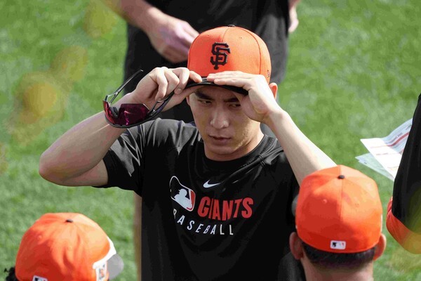 ▲스프링캠프에 합류한 이정후. AP연합뉴스