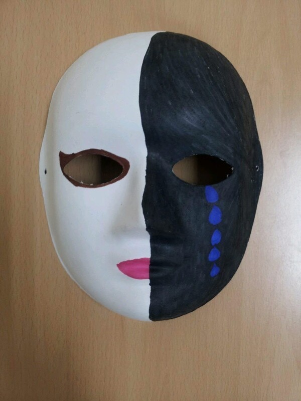 ▲청소년 가면(나의모습). 필자