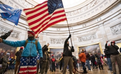 ▲미 의사당 난입한 트럼프 지지자들,EPA/연합뉴스