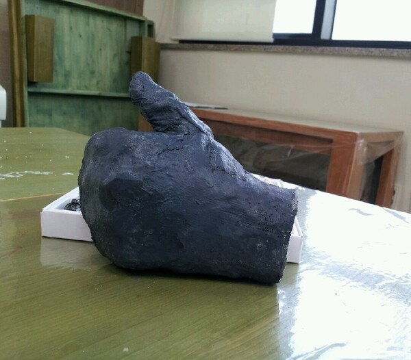 ▲석고자아상 '강하고 최고인 나'. 필자