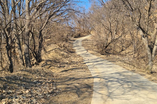 ▲대전리 산성 서편 입구