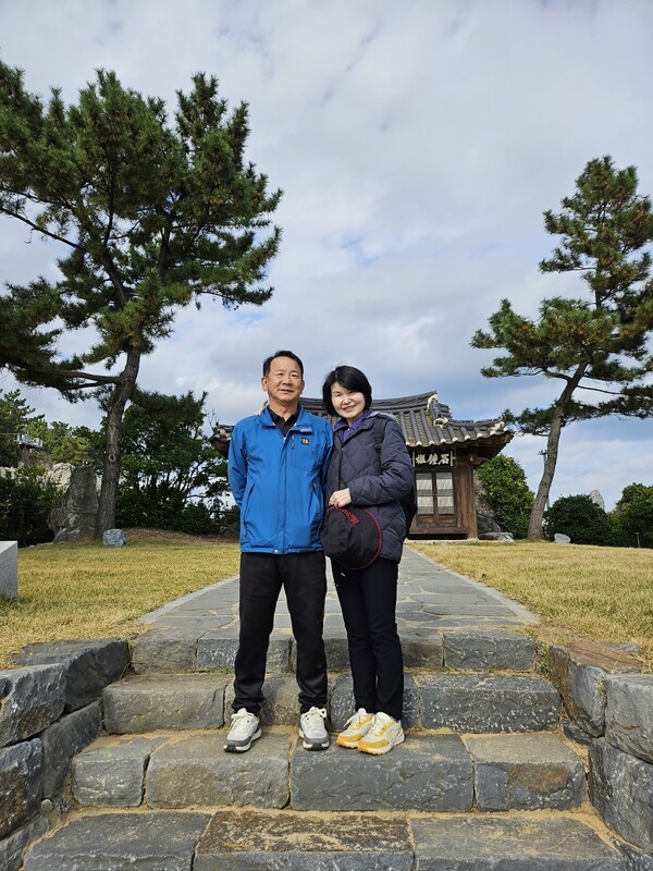 ▲나한희 대표의 ‘히어로 포레스트’ 가족여행 사진