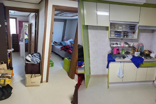 ▲정혜진(가명) 씨 가정의 변화된 주거 환경 모습. 이랜드복지재단
