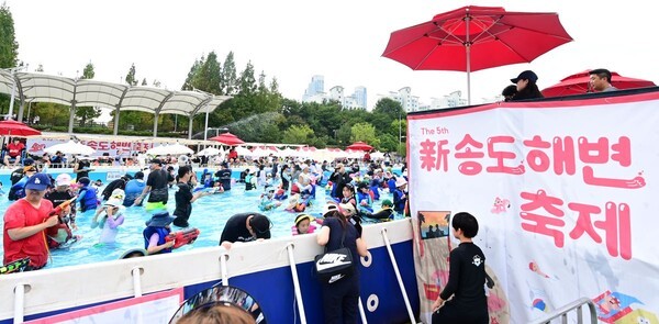 ▲지난해 송도 해변 축제 모습. 연수구