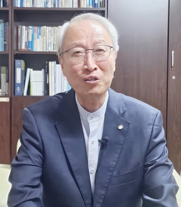 ▲밀알복지재단 정형석 상임대표. 김다원 기자