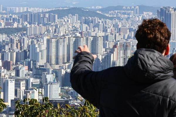 ▲ 서울 남산에서 바라본 아파트 단지. 연합뉴스