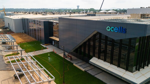 ▲한화큐셀 조지아 카터스빌 공장. AP=연합뉴스