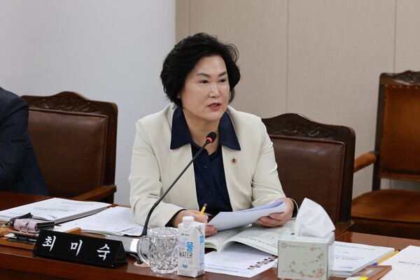 ▲전라남도의회 경제관광문화위원회 최미숙 의원(더불어민주당, 신안2)