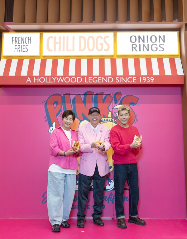 ▲박세리 선수와 방송인 강남