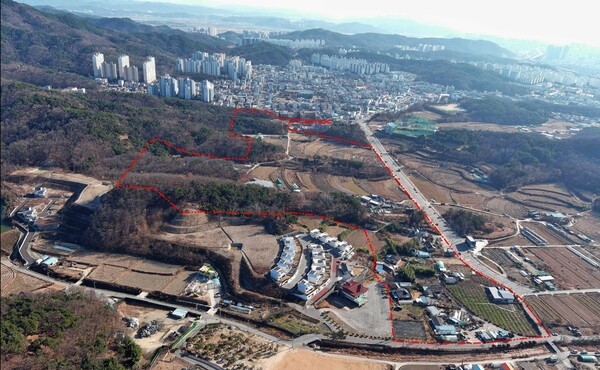 봉곡신도시 사업대상지 전경사진 [구미시 도시계획과 제공]