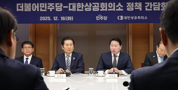 <b>대한상의</b>, 與지도부 만나 '지역별 <b>전기요금 차등제</b>' 건의