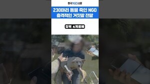 230마리 동물죽인 충격적인 동물단체
